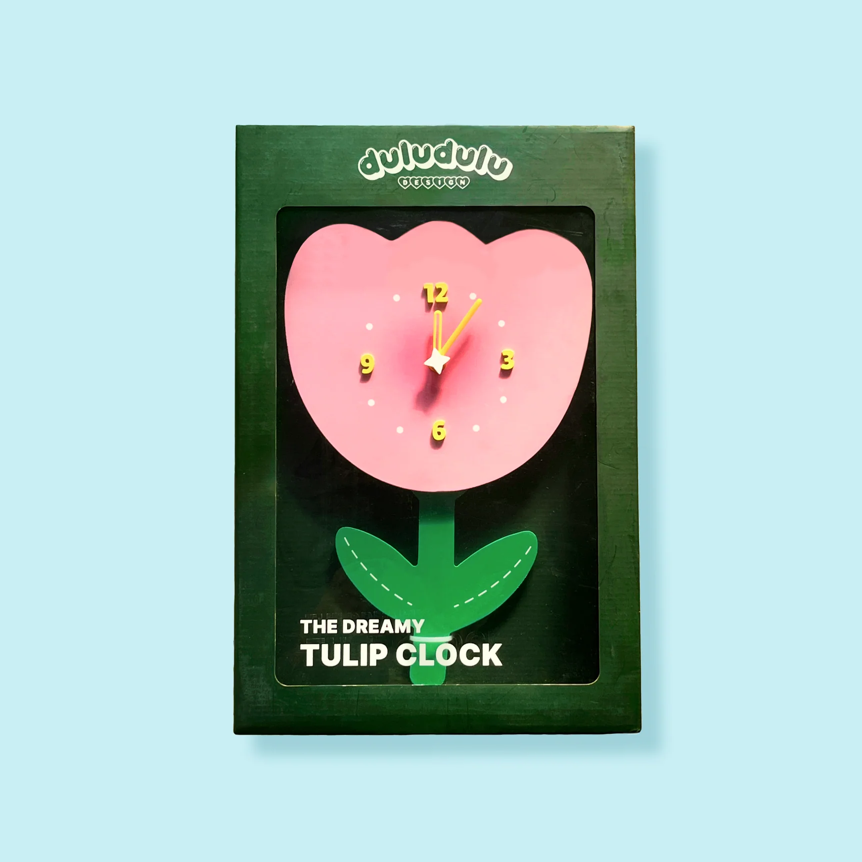 Pink Tulip Clock - Image 3